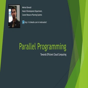 Parallel programming: how new language features help | PPT