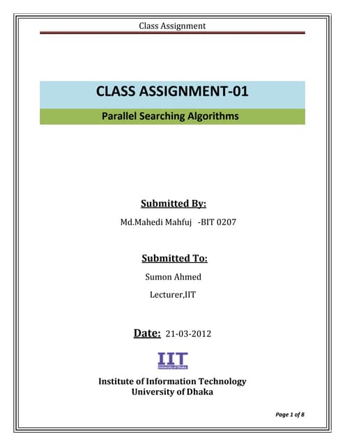 Parallel search | PDF