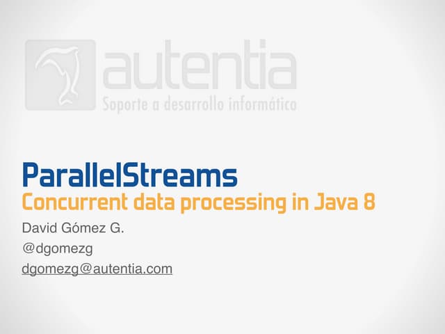 Parallel streams in java 8 | PDF