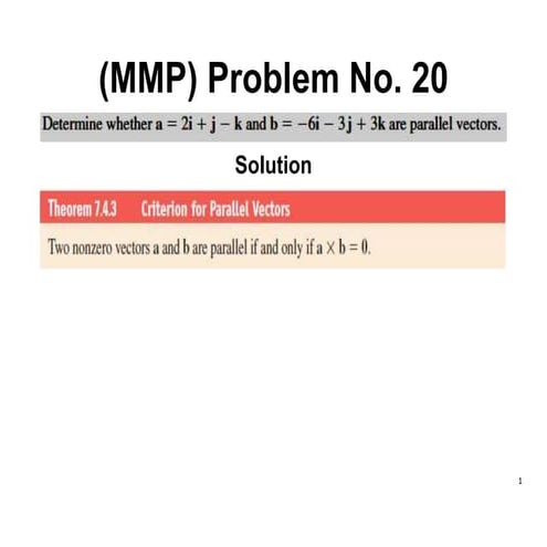Parallel Vectors.doc