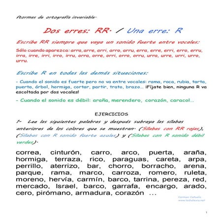 Para mejorar la ortografía