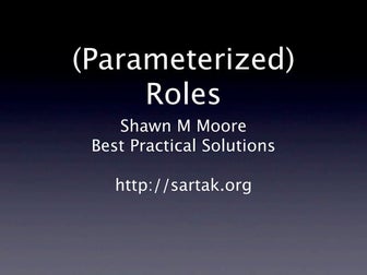 (Parameterized) Roles