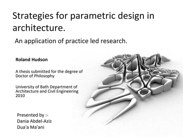 Parametric design