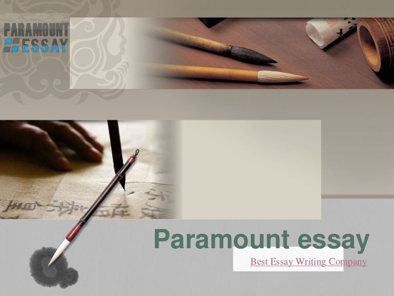 Best essay writing company