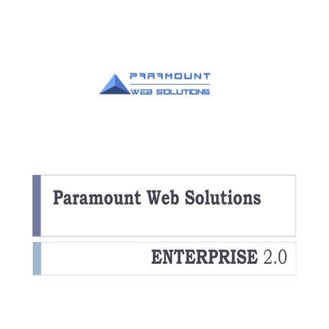 Paramount Web Solutions  Enterprise  2.0