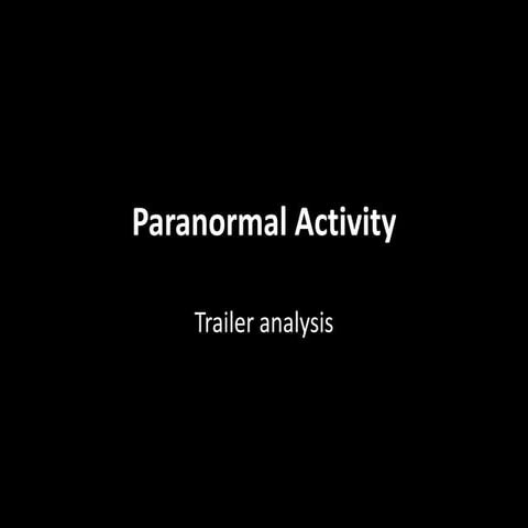 Paranormal Activity