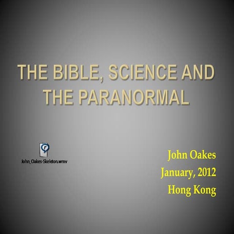 Christianity and the Paranormal