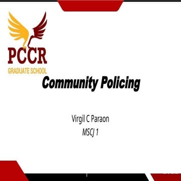 Paraon Foundation to Criminal Justice.pptx