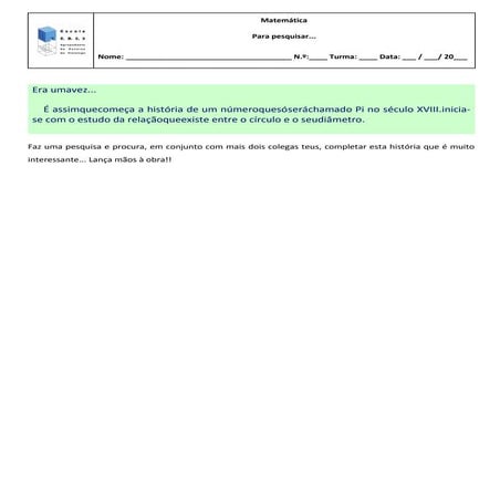 Para pesquisar dia do pi