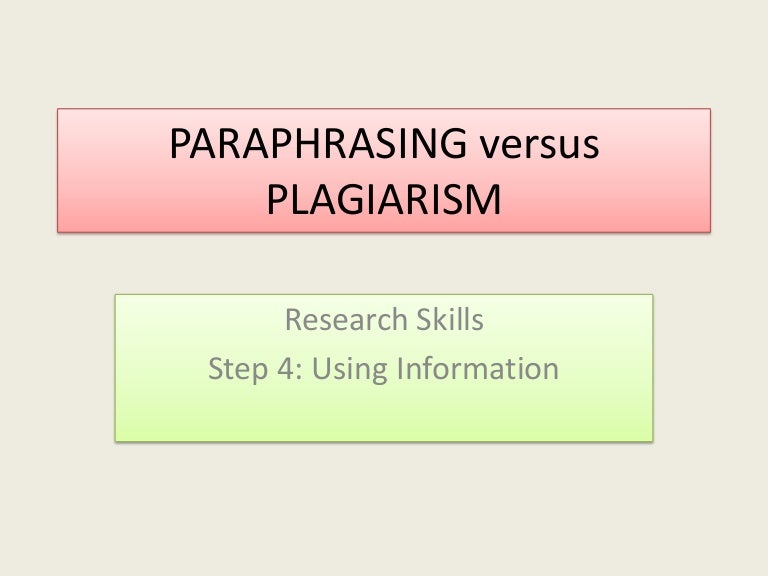 Paraphrasing worksheets pdf image