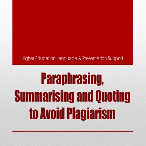 Paraphrasing, Summarising and Quoting to Avoid Plagiarism.pdf