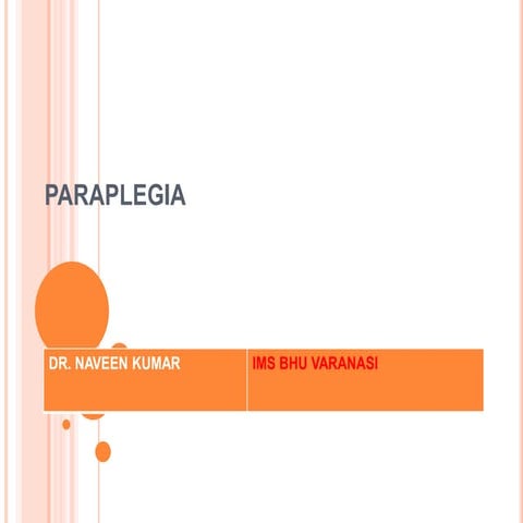 Paraplegia