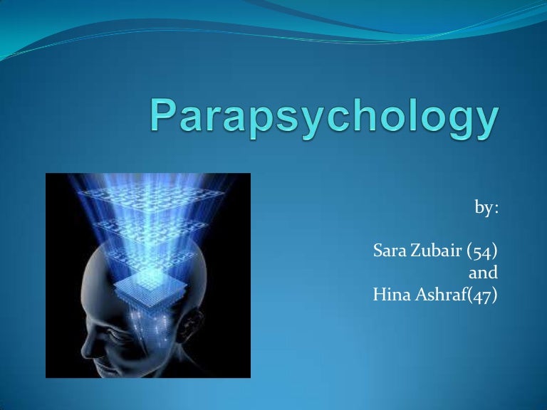 Parapsychology