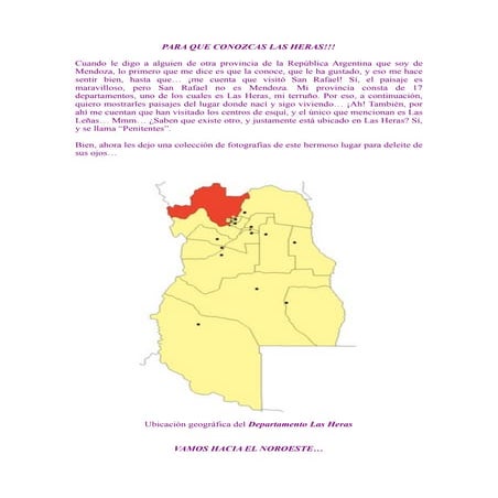 Para que conozcas las heras