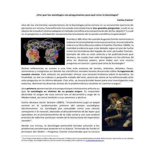 ¿Para qué sirve la Sociología?