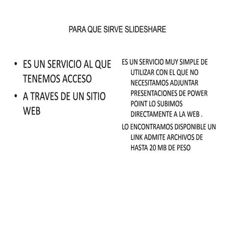 Para que sirve slideshare