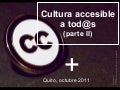 Hacia una cultura libre accesible a tod@s