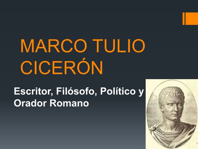 Marco Tulio Cicerón | PPT