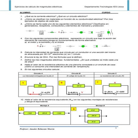 Para saber más sobre calculo de magnitudes eléctricas