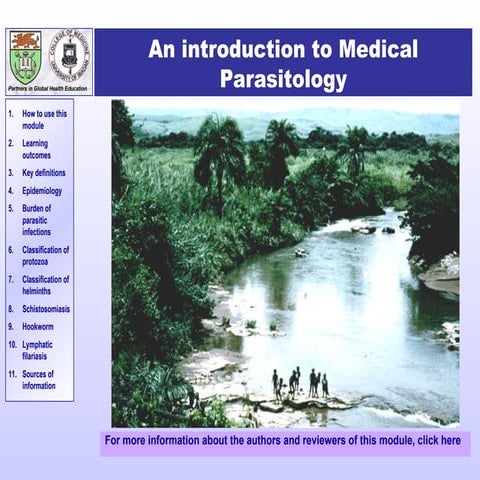 Introduction to medical parasitology | PPTX