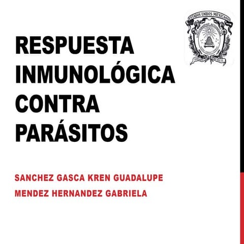 Respuesta inmunológica frente a parasitos
