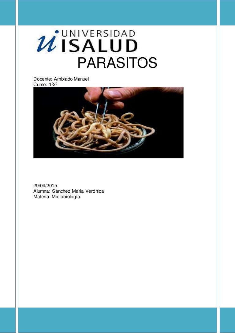 parásito encontrado en el bazo aspirado