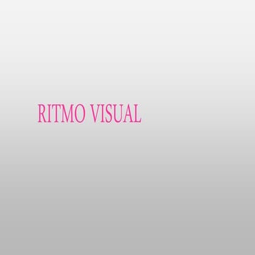 RITMO VISUAL