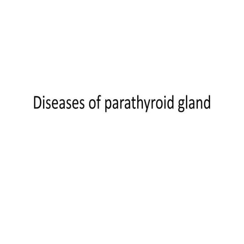Parathyroid gland