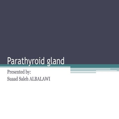 Parathyroid gland