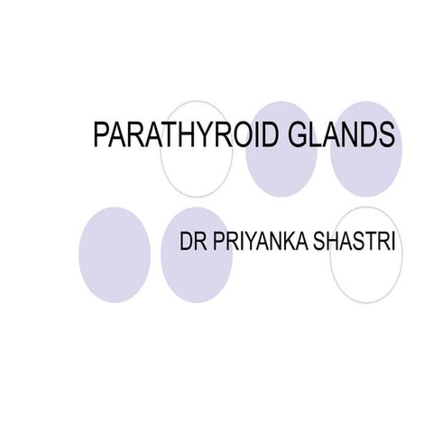 Parathyroid glands