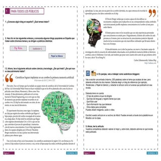 Para todos los públicos.blog.