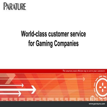 Parature Presentation Gaming August 2010