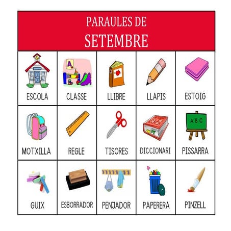 Paraules de setembre