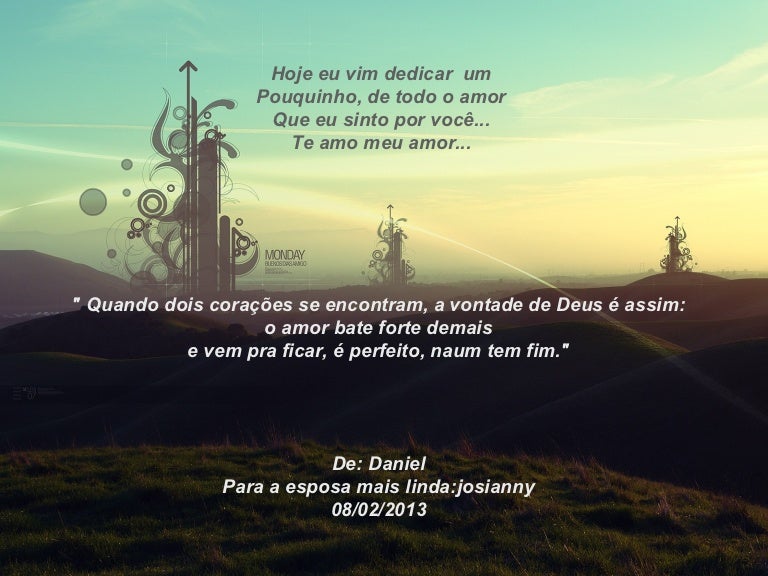 Para vc meu amor