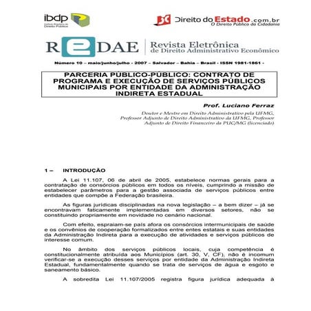 Parceria Publico Publico