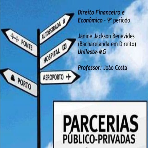 Parceria público privada – lei nº 11.079/2004