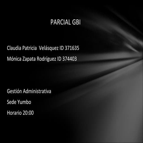 Parcial diapositivas