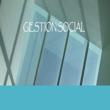 Parcial gestion social
