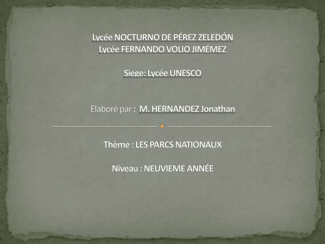 Parc National Chirripo