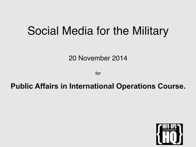 Public Affairs in International Operations Course, Skopje, 2014.