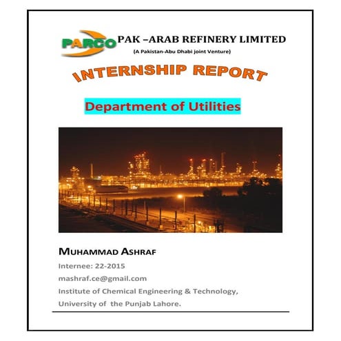 Parco internship report