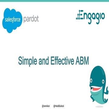 Simple and Effective ABM: Proven Strategies for Success in High Value Accounts