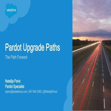 Pardot Upgrade Paths