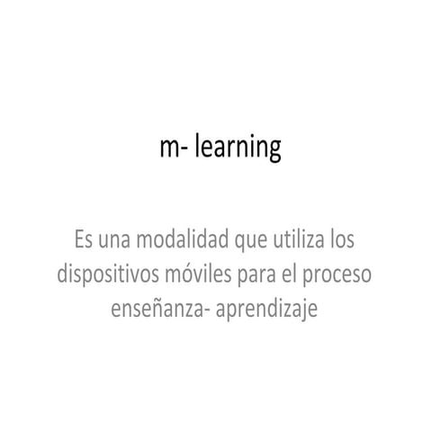 M learning | PPTX