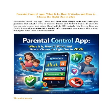 Parental Control App_ What It Is, How It Works, and How to Choose the ...