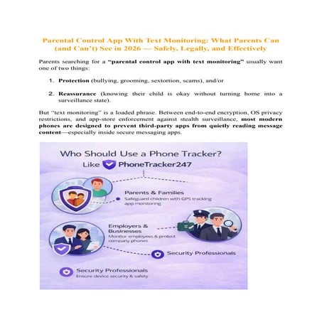 Parental Control App With Text Monitoring_ What Parents Can (and Can’t ...