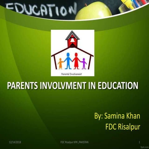 Parental involvement in education