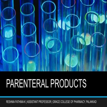Parenteral products