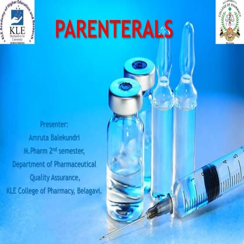 Parenterals