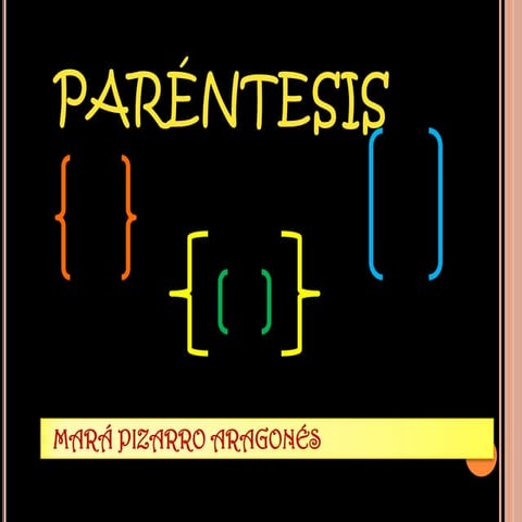 Parentesis EN EXPRESIONES ALGEBRAICAS | PPTX